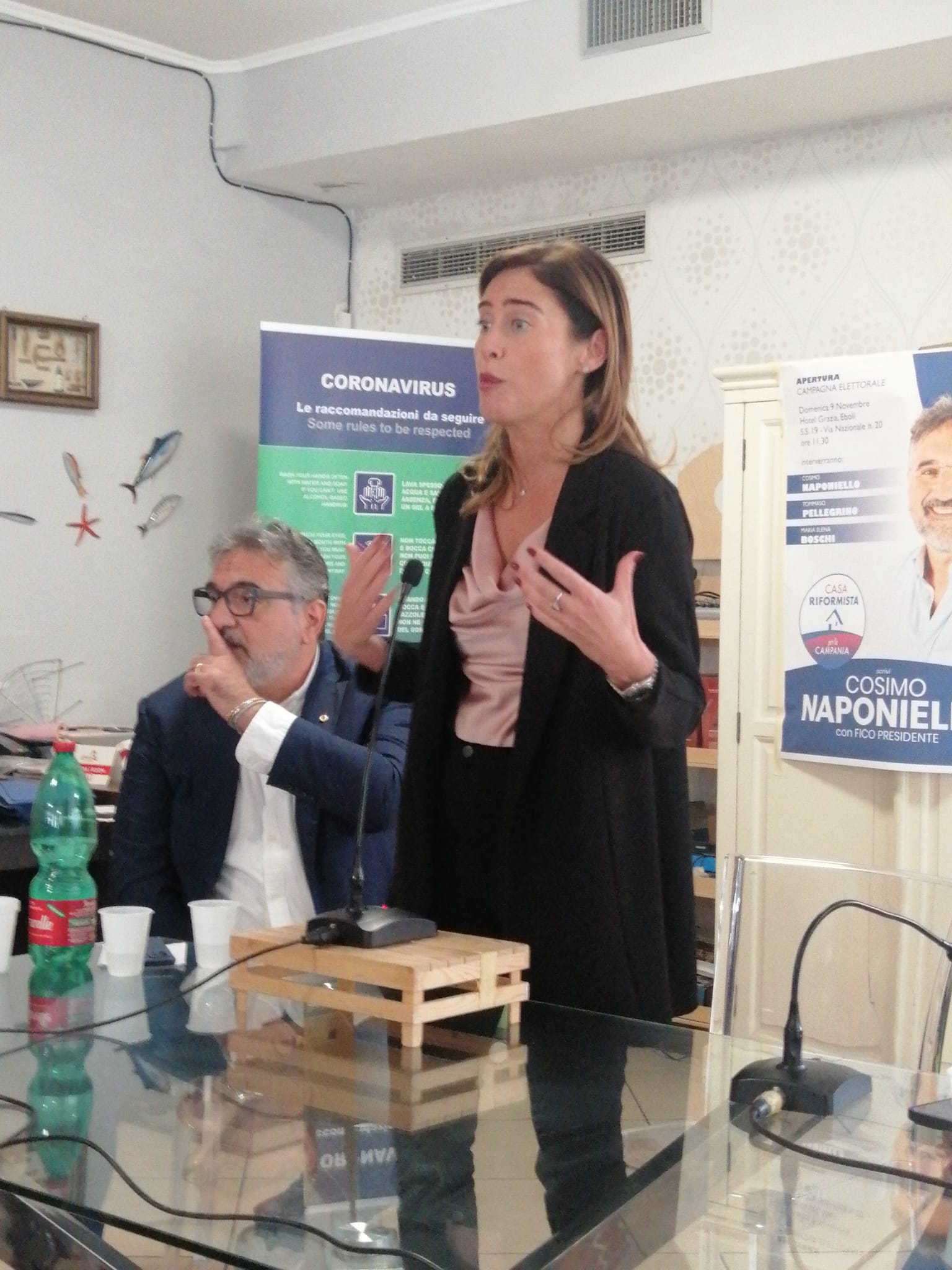 Maria Elena Boschi, Tommaso Pellegrino, Cosimo Naponiello