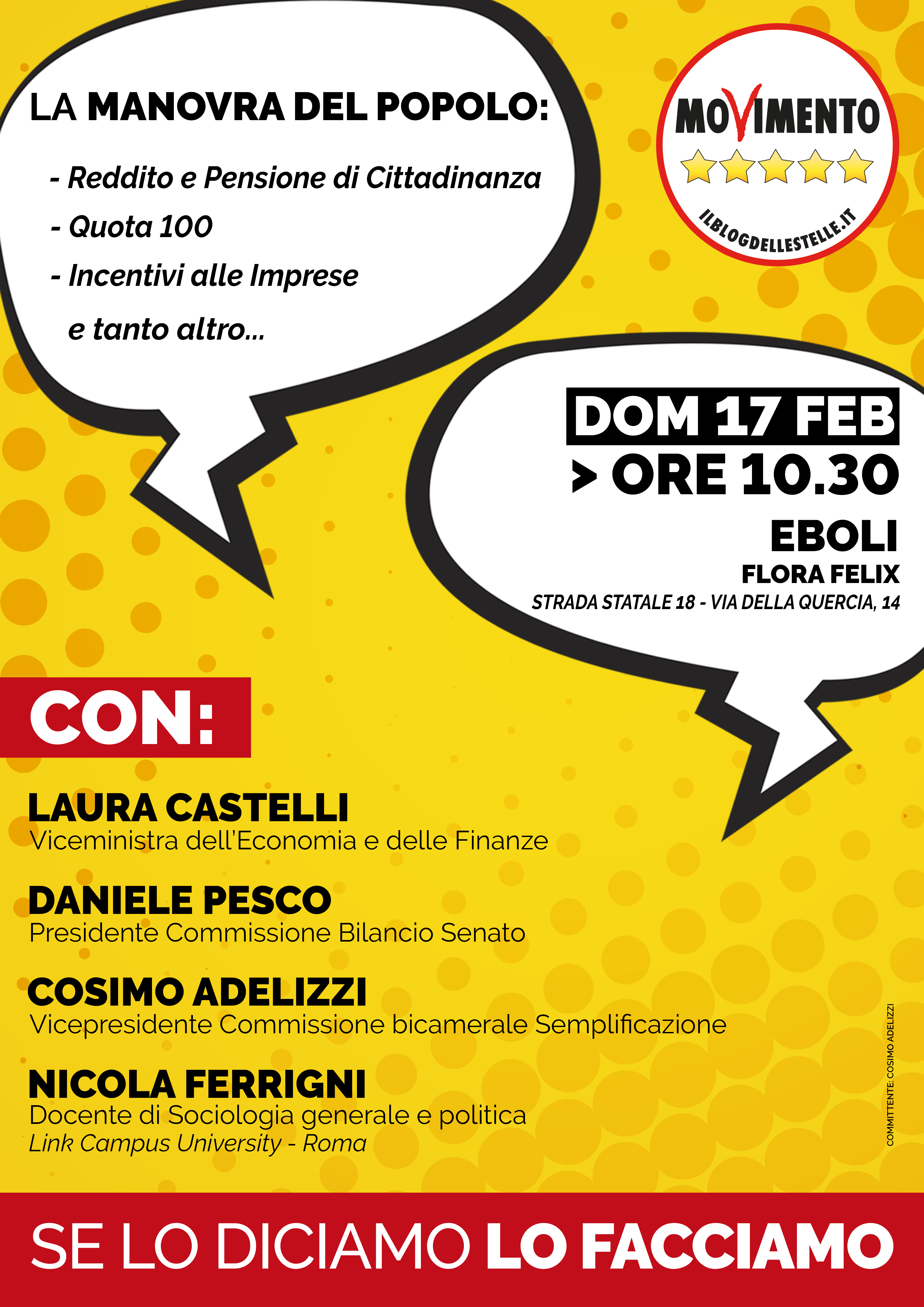 La Manovra del Popolo M5S Eboli