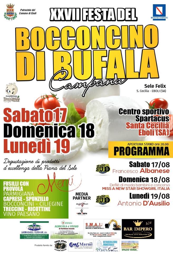 XXVII Festa del Bocconcino di Bufala campana