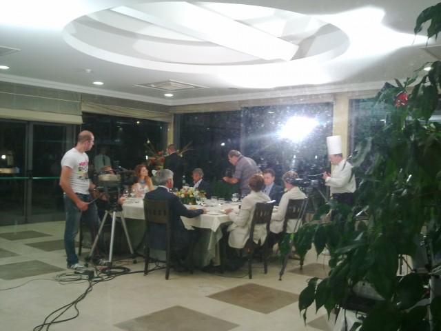 Paestum Wine Festival cena dedicata ripresa da SKY TV
