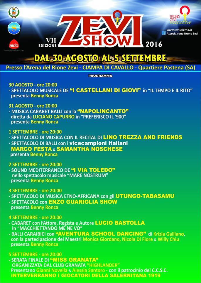 VII Edizione Zevi Show 2016