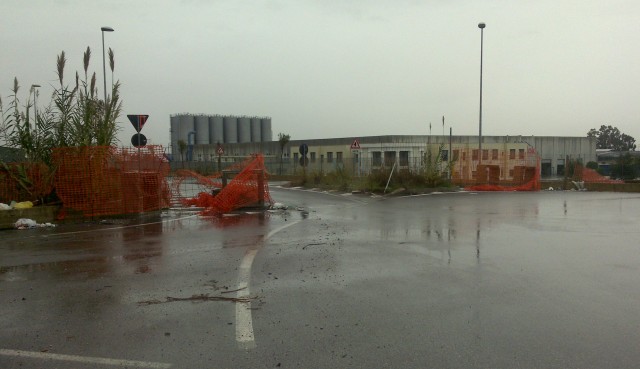 Strada Area Industriale Accesso dalla Rotatoria da Battipaglia