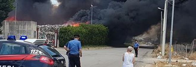 Incendio Battipaglia