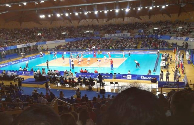 Universiadi 2019 finale Palasele Volley Mas hile medaglia d'oro