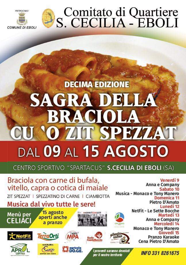 10^ edizione della Sagra della braciola cu 'o Zit spezzat