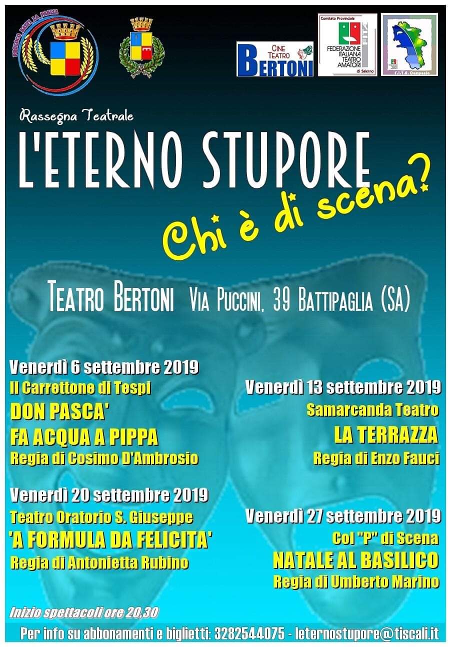 Battipaglia - Rassegna teatrale "L'Eterno Stupore"