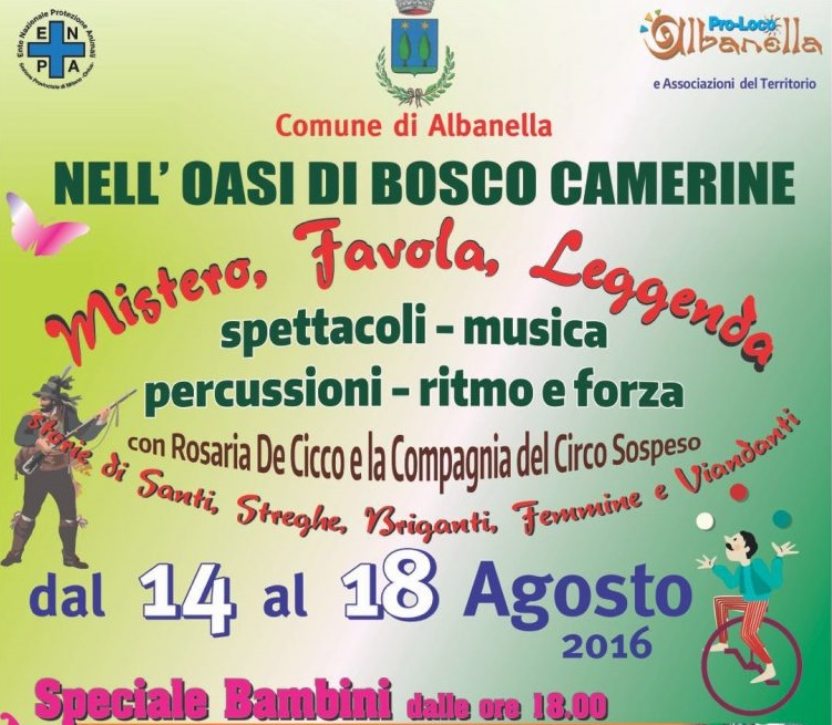 Albanella-Bosco Camerine-Festa popolare