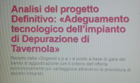 Analisi progetto definitivo