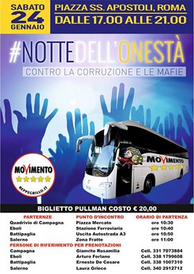 BUS Roma Notte dellOnestà