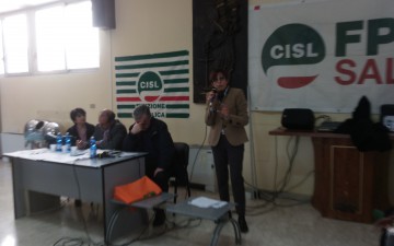 Battipaglia Assemblea CISL-Cecilia Francese.