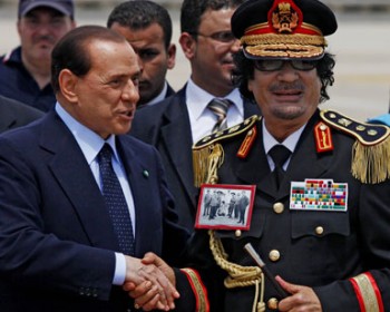 Berlusconi gheddafi