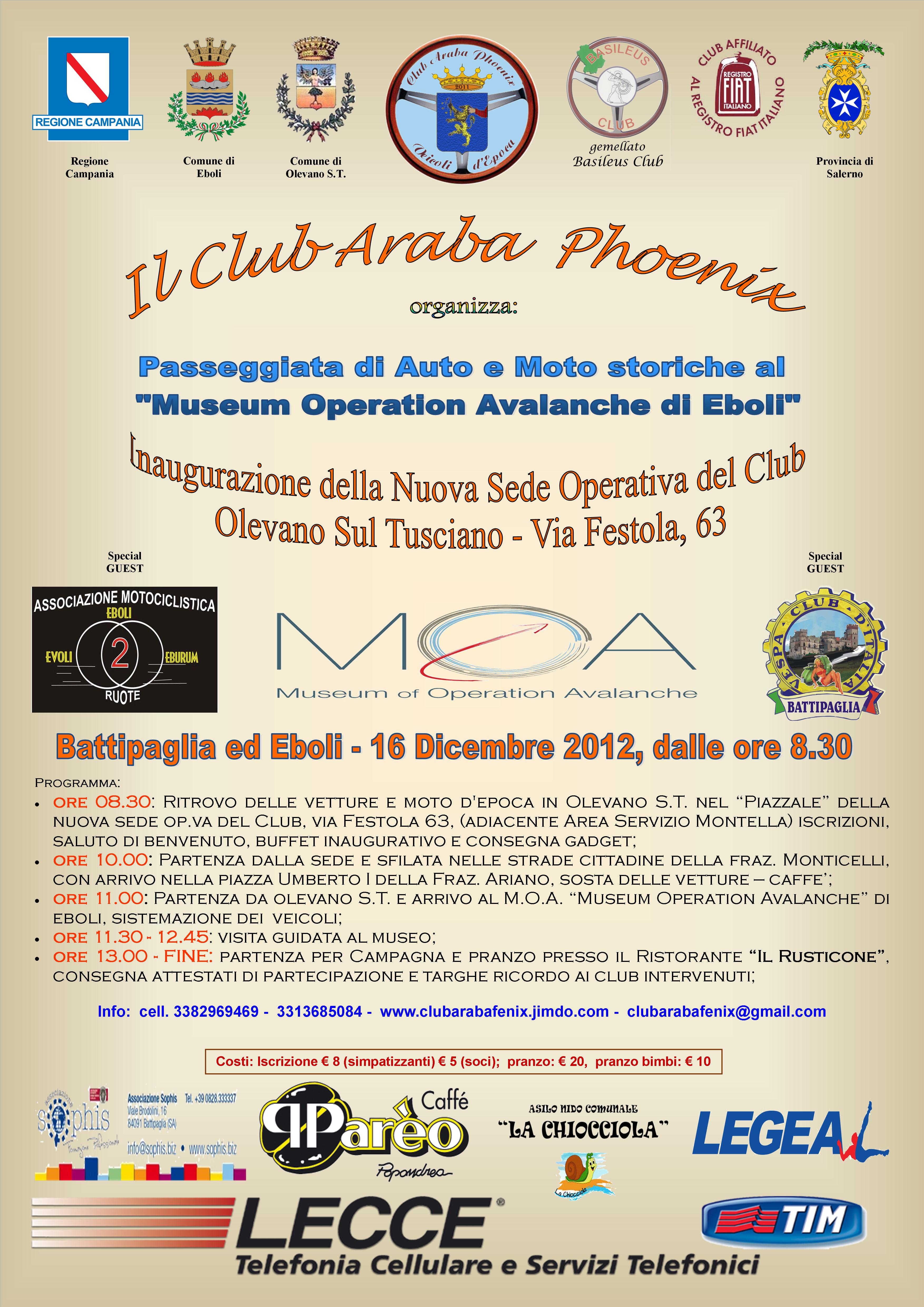Club Araba fenice museo avalanche