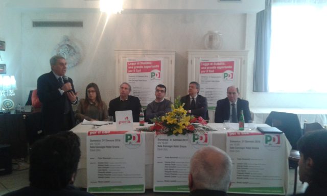 Convegno Eboli-PD-Legge Stabilità