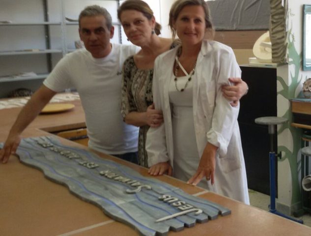 Diana Naponiello con Mimmo De Stefano e Amelia Marino