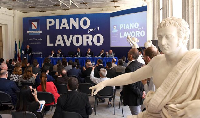 Piano Lavoro Regionale Campania 2019-De Luca