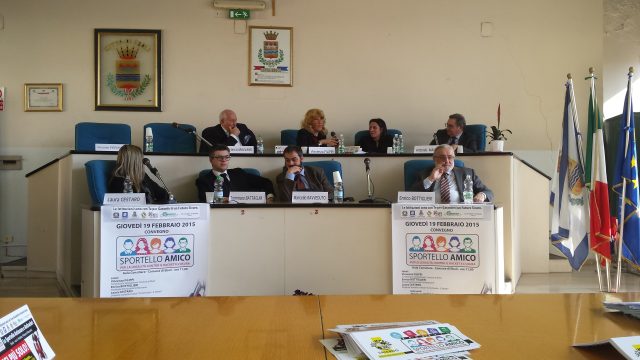 Eboli-Convegno-sportelloamico-Franco-Malvano-Vincenza-Filippi-Antonella-Mansi-Antonio-Manzo-Laura-Cestari-Tommaso-Battaglini-Marcello-Ravveduto-Enrico-Bottiglieri-