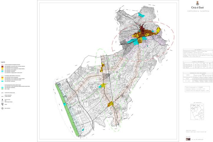 Eboli Tavola 2.2 Proiezioni territoriali del PSC