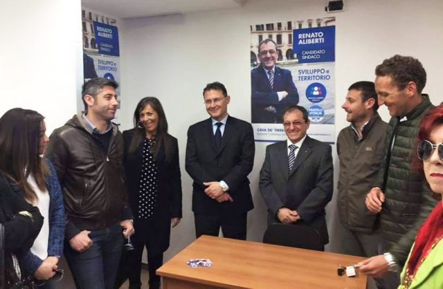 Edmondo Cirielli- Renato Aliberti_apertura_comitato_elettorale