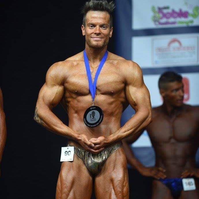 Carlo Mortale Medaglia d'argento Mondiali di bodybuilding