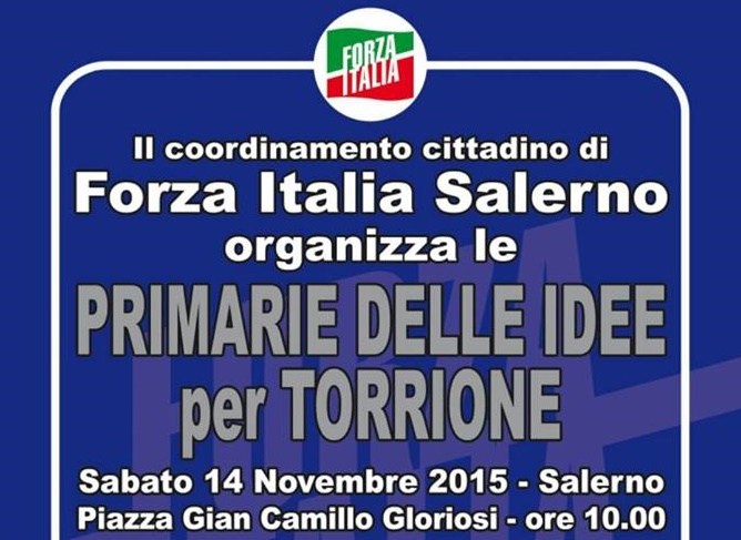 FORZA ITALIA SALERNO MANIFESTO