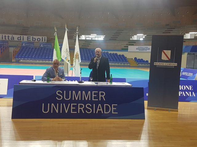 Universiadi 2019 Massimo Cariello-Vincenzo De Luca