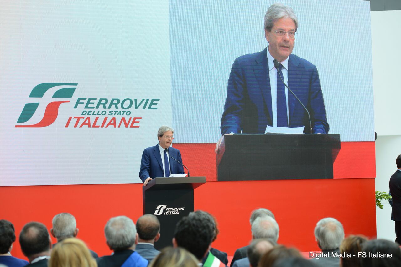 FSI_INaugurazione stazione Afragola-Paolo Gentiloni