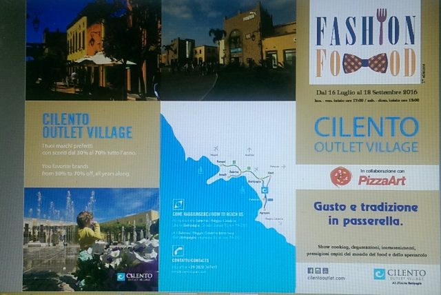 FashionFood 2016-Cilento Outlet Village-Eboli-Locandina (2)