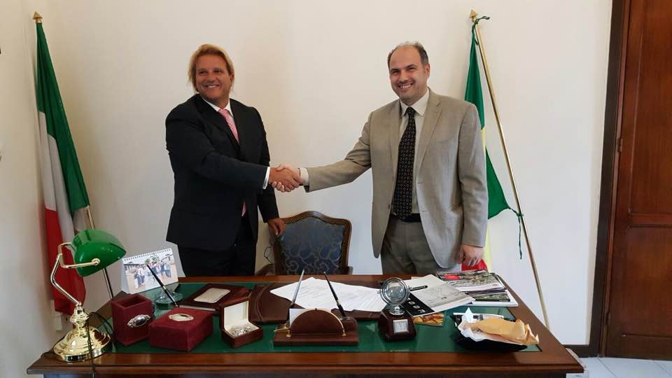 Console Giuseppe Gambardella e DS Dario Palo