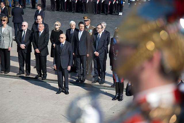 Napolitano-Altare della Patria-25 aprile