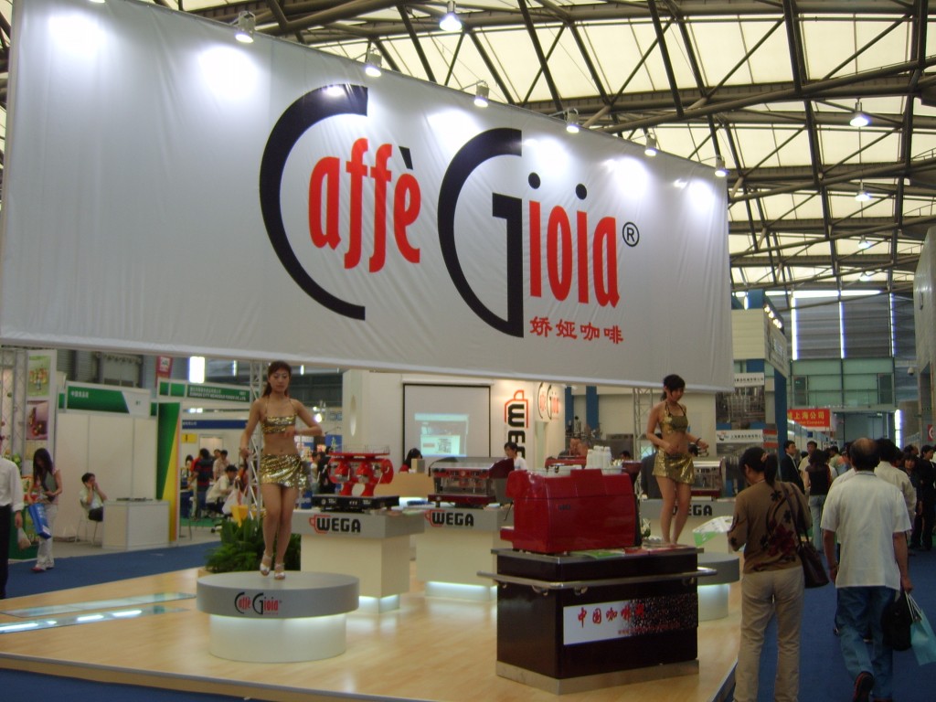 Caffè Gioia alla fiera di Shanghai