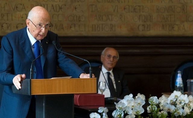 Giorgio Napolitano a Palermo