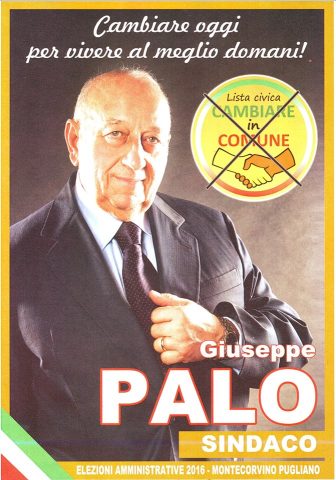 Giuseppe Palo-Candidato Sindaco-Cambiare in Comune 1