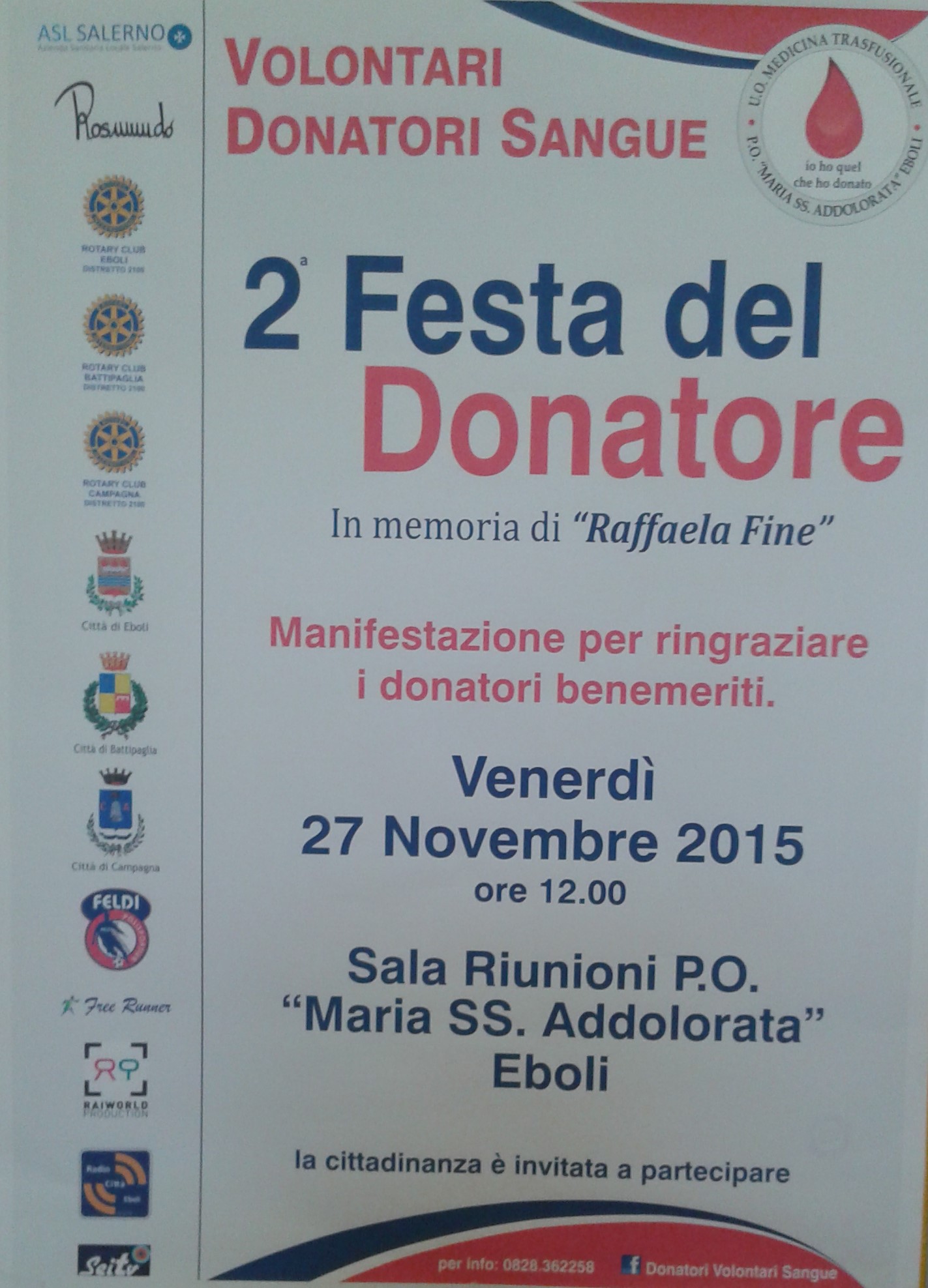 II Festa del donatore