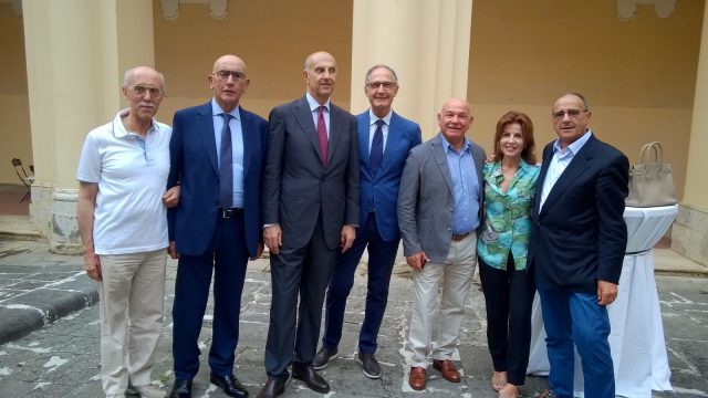 Raffaele Cassese-Donato Morrone-Alessandro Pansa-Roberto Iovieno-Italo Scarpa-Silvana Trotta-Vito Naponiello-cerimonia consegna chiavi di Eboli