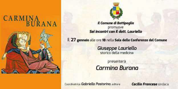 Carmina Burana-Battipaglia-sei incontri culturali