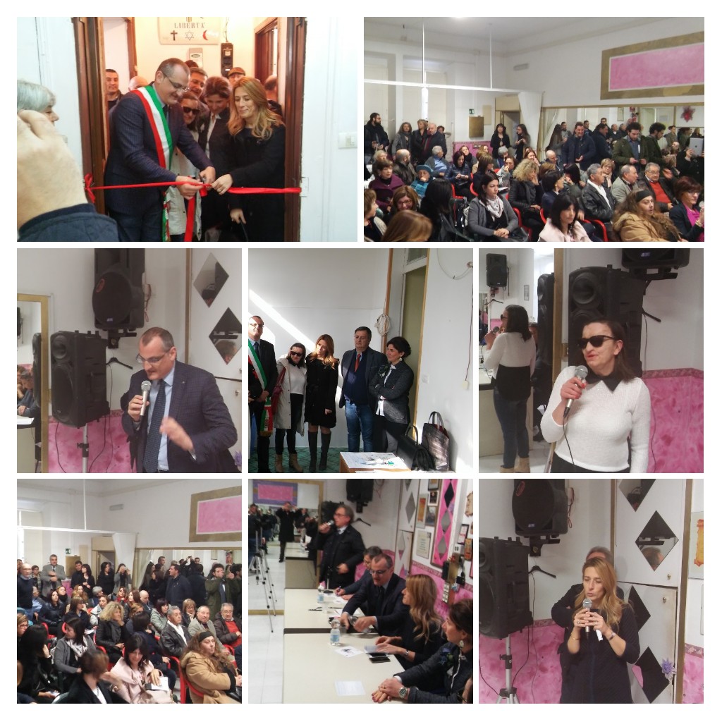 Inaugurazione Centro Antiviolenza Eboli-collage