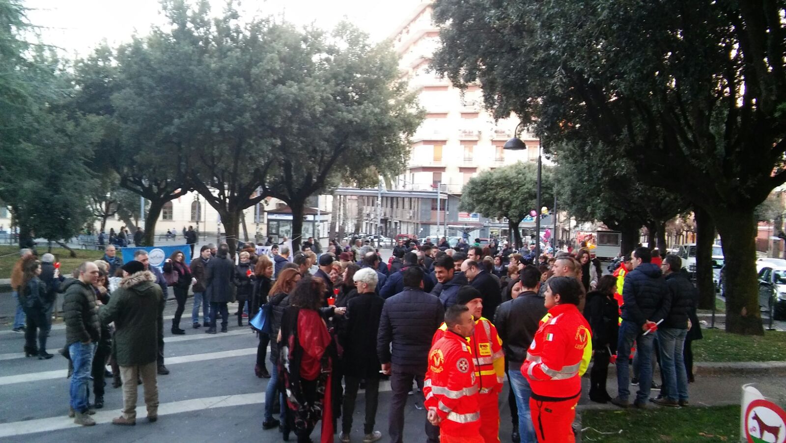 Eboli-Fiaccolata per la Sanità -2