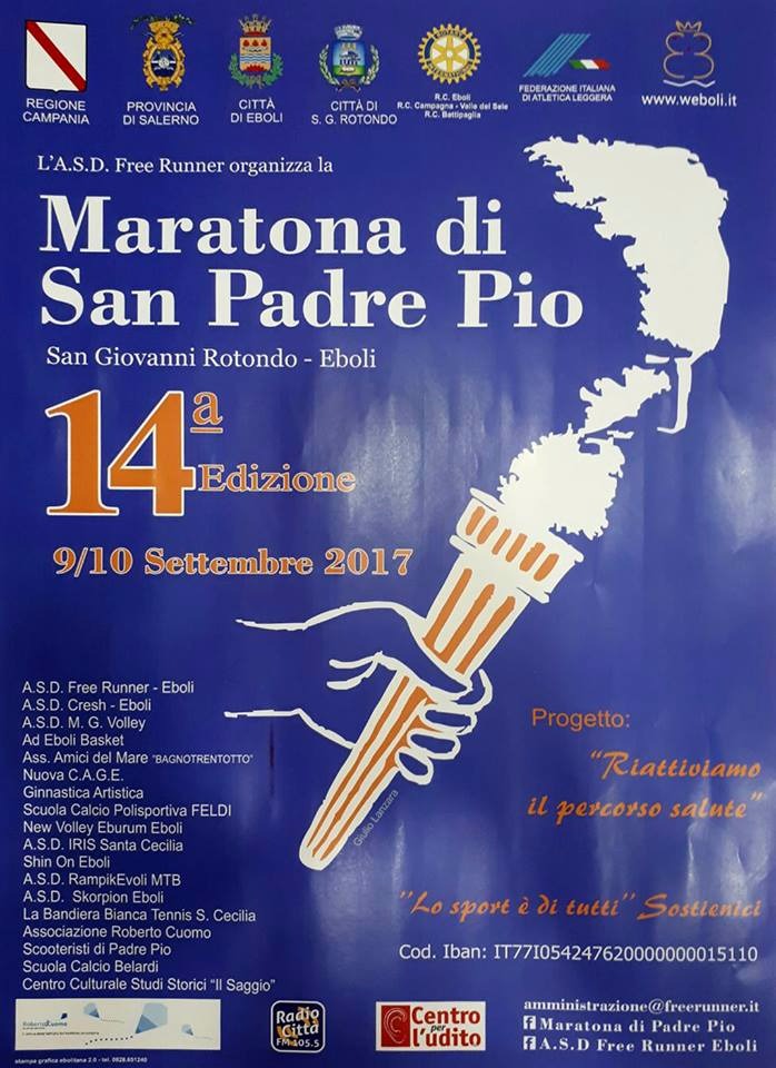 Eboli 14 maratona di San Padre Pio