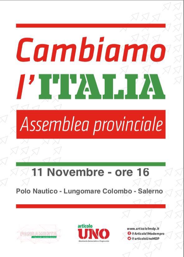 Salerno Assemblea provinciale Art1-MDP