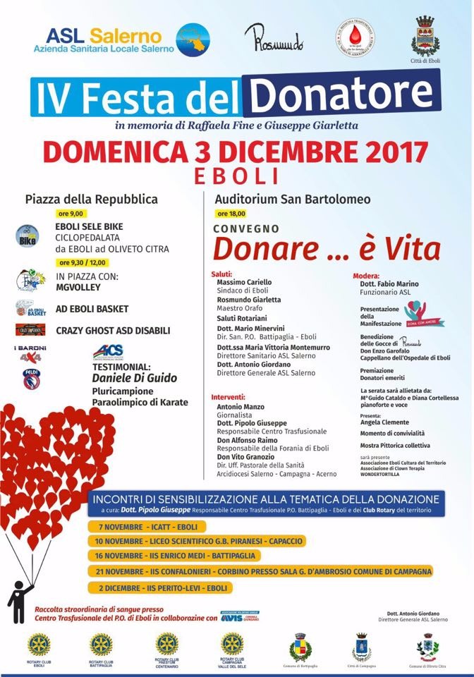 IV Festa del donatore 2017-Eboli