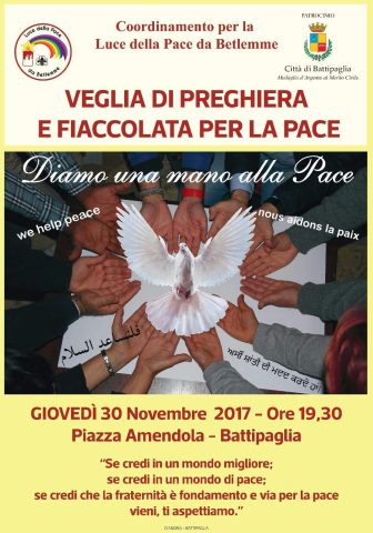 Fiaccolata per la pace-Battipaglia