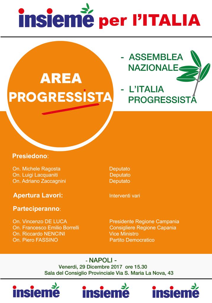 Area Progressista-Assemblea Nazionale-Napoli