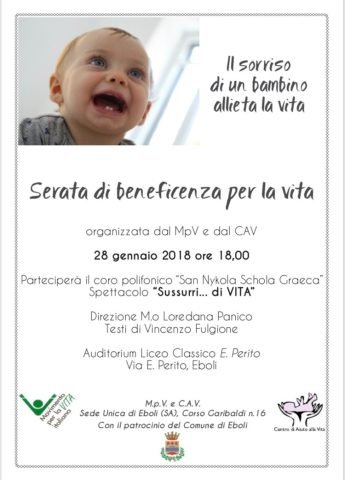 eboli-serata beneficenza per la vita