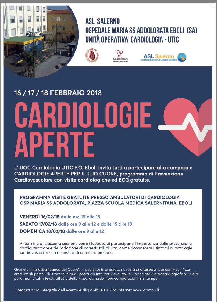 cardiologie aperte-Ospedale Eboli