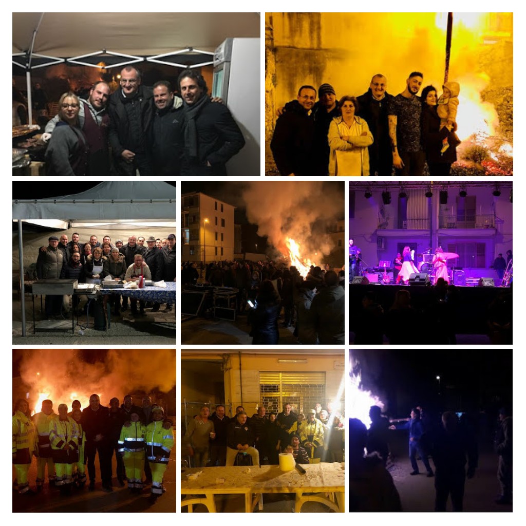 fucanoli di S Giuseppe-Piazza Borgo-Eboli-2018-collage