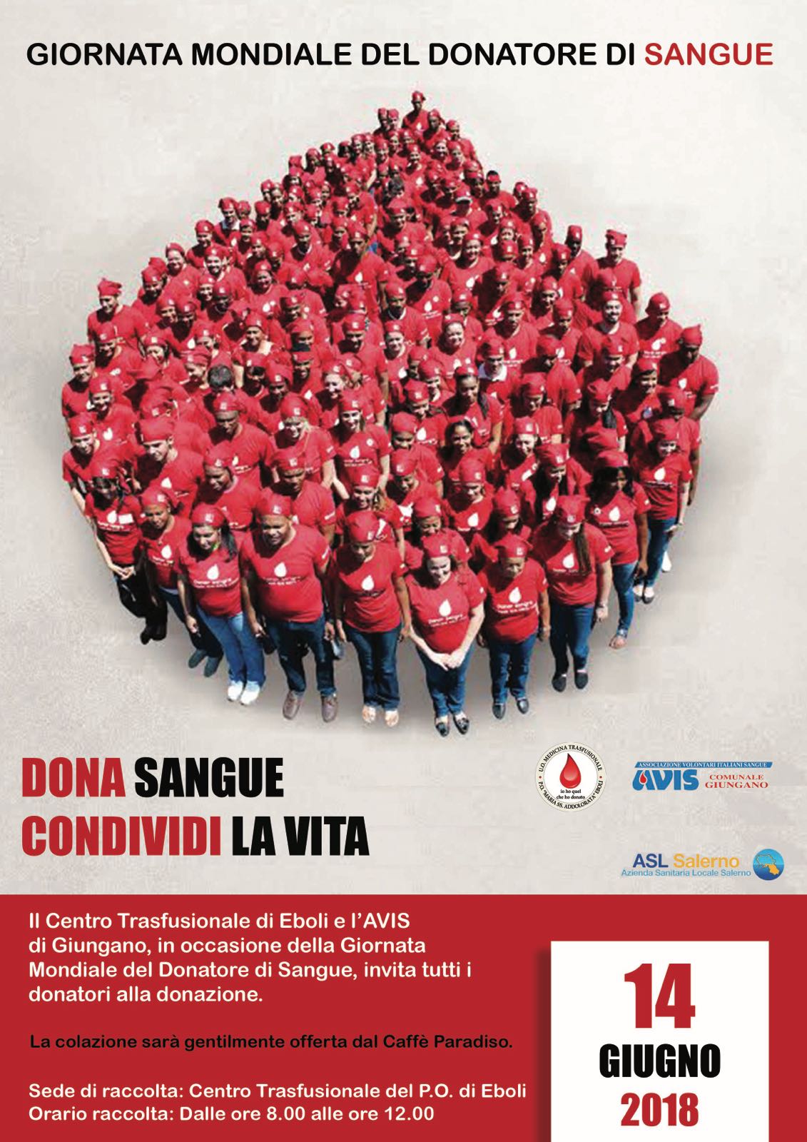 Giornata della Donazione Sangue Ospedale di Eboli