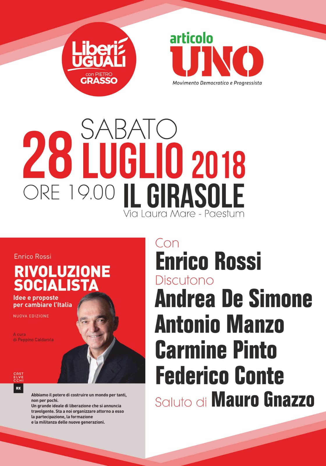 Convegno con Enrico Rossi a Paestum