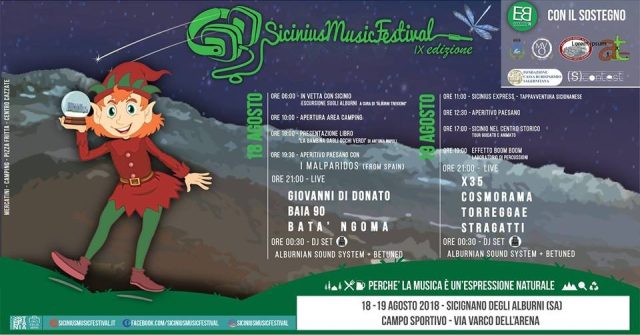 Sicinius music Festival 2018
