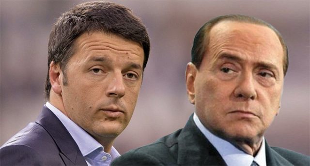 Matteo Renzi-Silvio Berlusconi