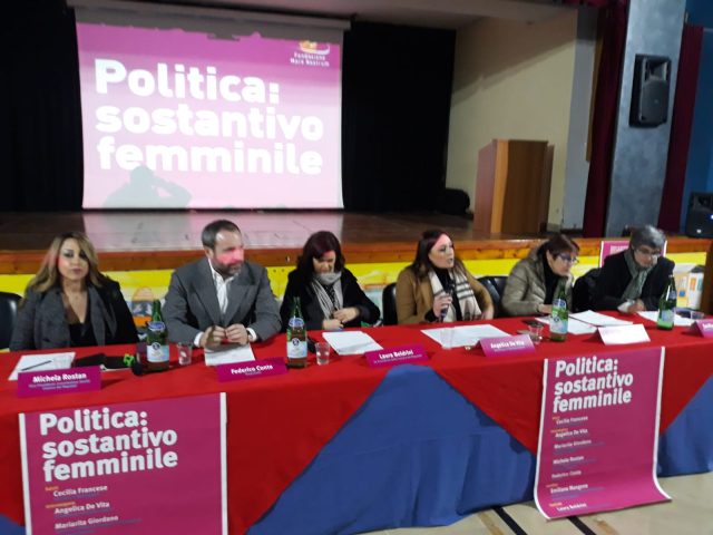 Donne in politica-convegno Eboli-Rostan-Conte-Boldrini-De Vita-Francese-Mangone